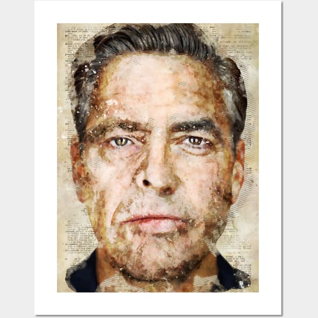 George Clooney Wall Art by Durro